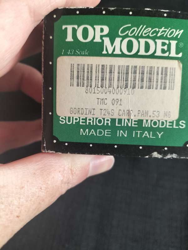 Vintage Top Collection Model  - Superior Line Models - Gordini T24S -Le Mans Race -Made in Italy