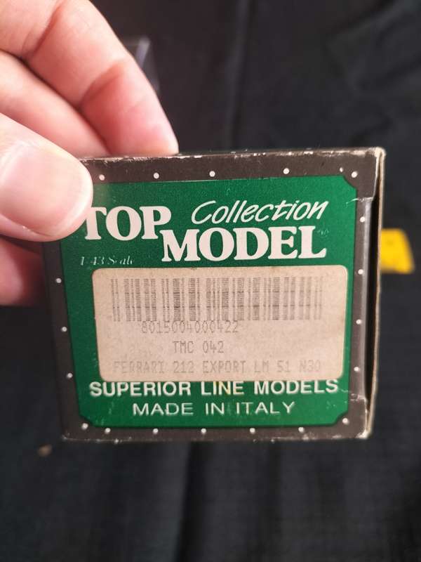 Vintage Top Collection Model  - Superior Line Models -Ferrari 212 Export Le Mans 1951 -Made in Italy
