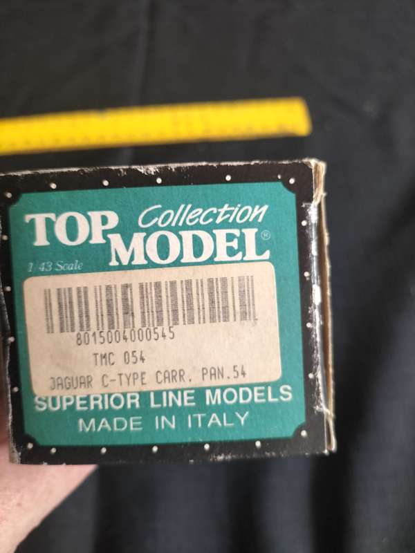 Vintage Top Collection Model  - Superior Line Models -Jaguar Type C - Made in Italy