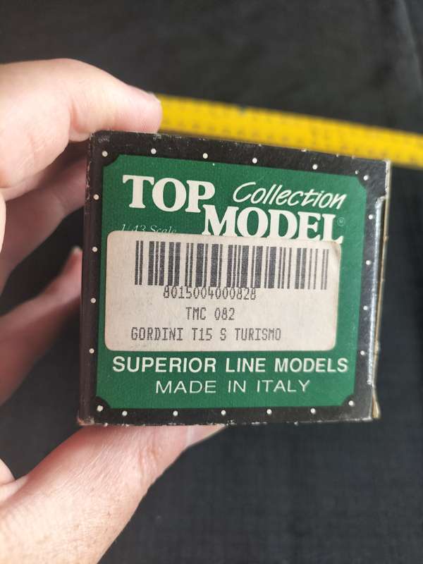 Vintage Top Collection Model TMC082  - Superior Line Models - Gordini T15 S -Turismo -Made in Italy