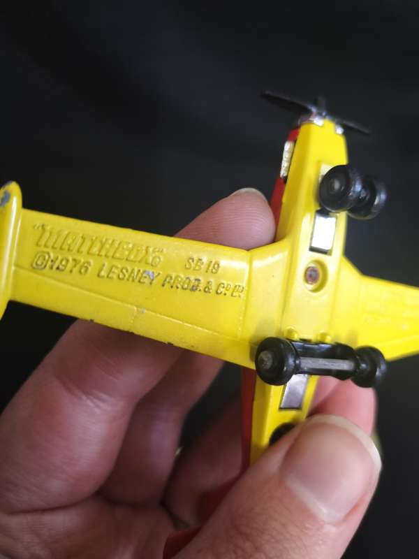 Very Rare Vintage Lesney Match Box Series 1976 - SB-19  -Piper Comanche -Made in England