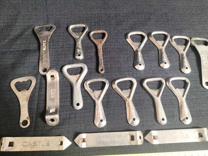 Collection of Seventeen Vintage Bottle Openers - View Description