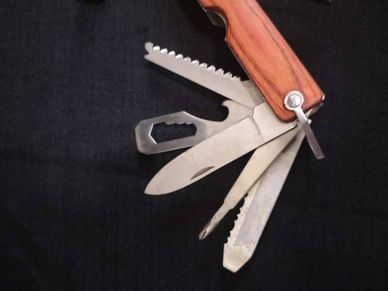 Stainlesss Steel Multifunction Hammer Axe Camping Gear Multi Tool