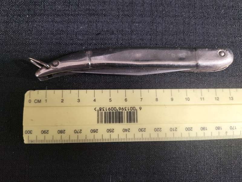 Stunning Vintage Okapi Carbon Steel Folding Pocket Knife