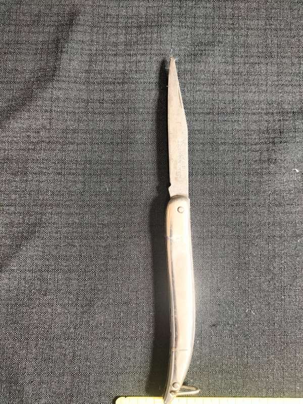 Stunning Vintage Okapi Carbon Steel Folding Pocket Knife