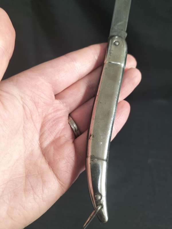 Stunning Vintage Okapi Carbon Steel Folding Pocket Knife