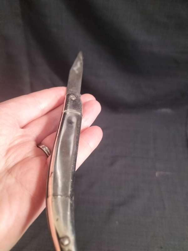 Stunning Vintage Okapi Carbon Steel Folding Pocket Knife
