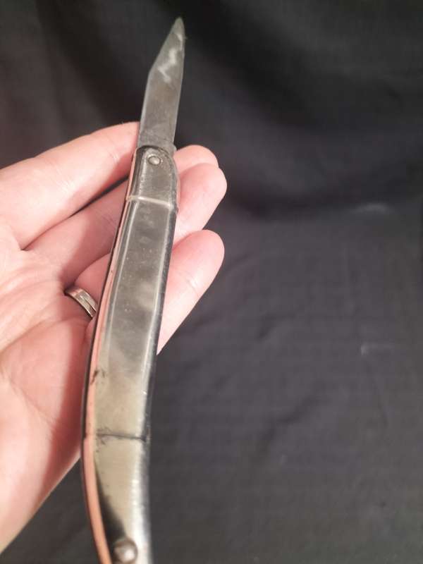 Stunning Vintage Okapi Carbon Steel Folding Pocket Knife