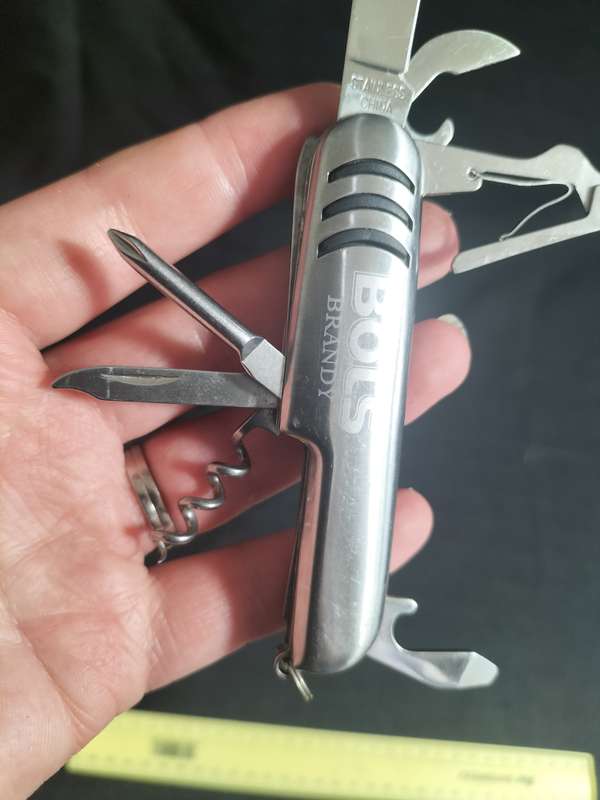 Stunning Stainless Steel Multi Function Bols Brandy Pocket Knife