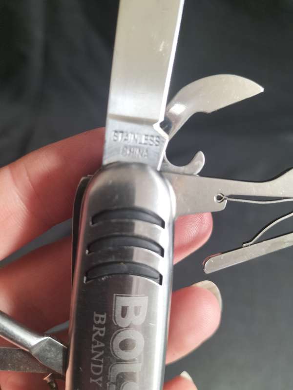 Stunning Stainless Steel Multi Function Bols Brandy Pocket Knife