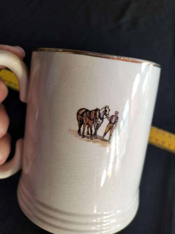 Vintage Elijah Cotton LTD -Lord Nelson Ware Staffordshire England Mug/ Tankard - Old Coach House