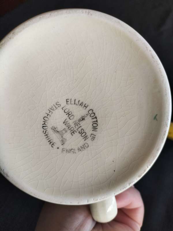 Vintage Elijah Cotton LTD -Lord Nelson Ware Staffordshire England Mug/ Tankard - Old Coach House