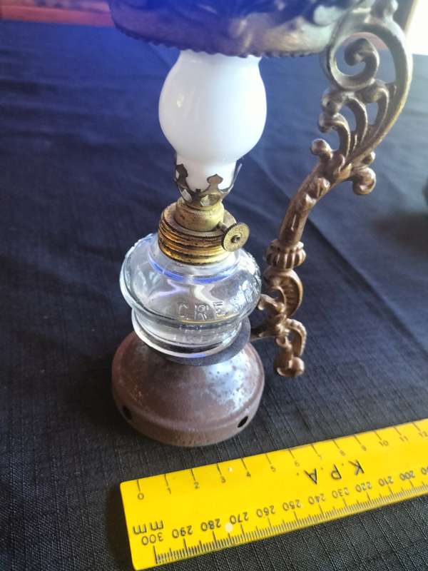 Antique Late 1800's Vapo Cresolene Vaporizer Victorian Medicine Oil Kerosene Lamp Brass Ornate