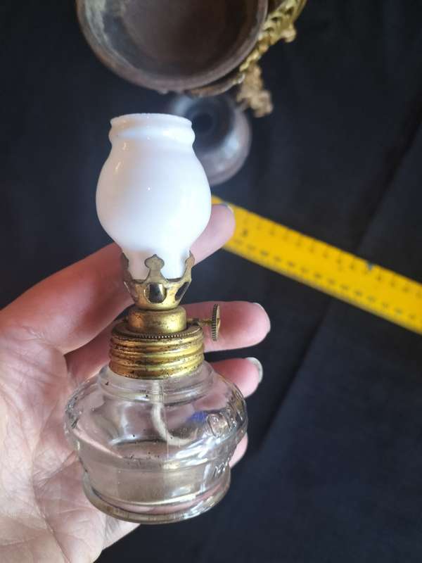 Antique Late 1800's Vapo Cresolene Vaporizer Victorian Medicine Oil Kerosene Lamp Brass Ornate