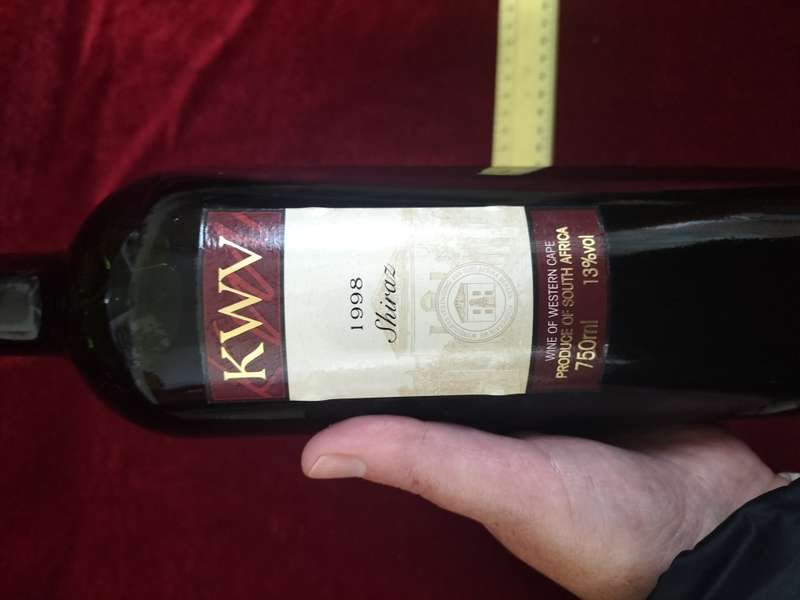 Vintage 1998 Vintage KWV Shiraz  - 750ml - Sealed