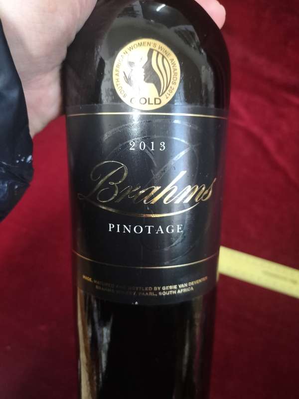 Vintage 2013 Brahms Pinotage - 750ml - Sealed