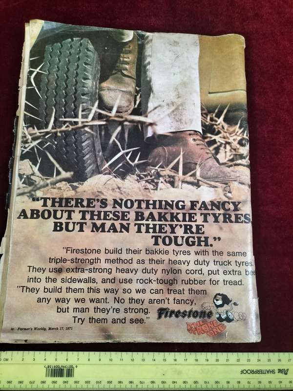 Vintage Farmer's Weekly from 17 March 1971 - In A Used Secondhand Condition