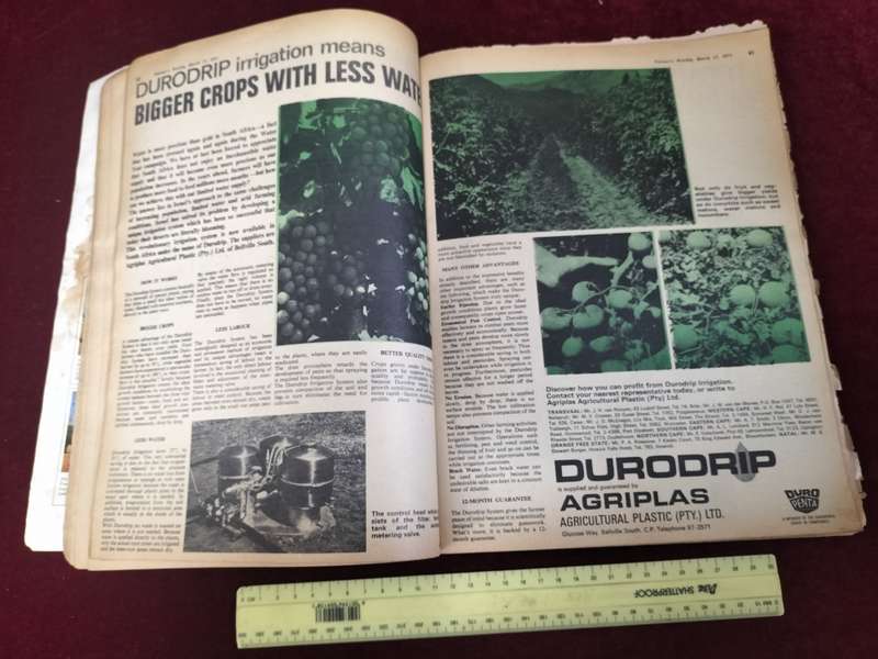 Vintage Farmer's Weekly from 17 March 1971 - In A Used Secondhand Condition