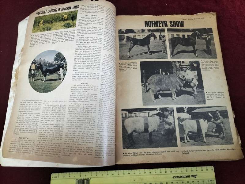 Vintage Farmer's Weekly from 17 March 1971 - In A Used Secondhand Condition