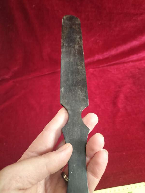 1901 Ceylon P.O.W Anglo Boer War Ebony Page Turner Inscribed