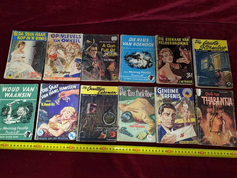 Versameling 1950's Slaphand Speuder Boekies - Sien My beskrywing