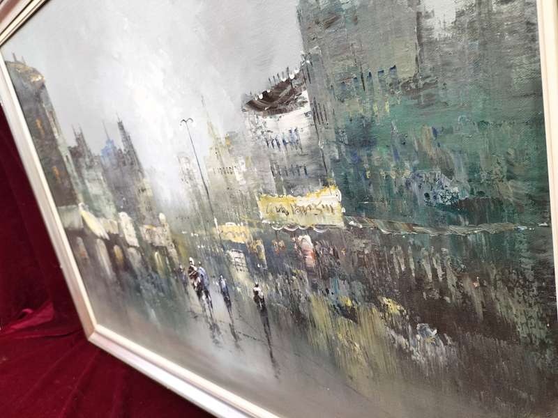 oil on board by well known artist H. Lemon