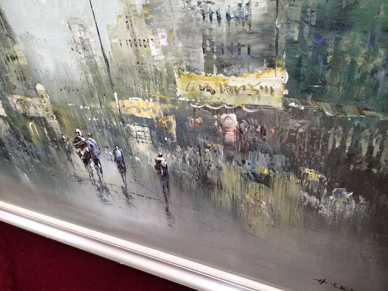 oil on board by well known artist H. Lemon