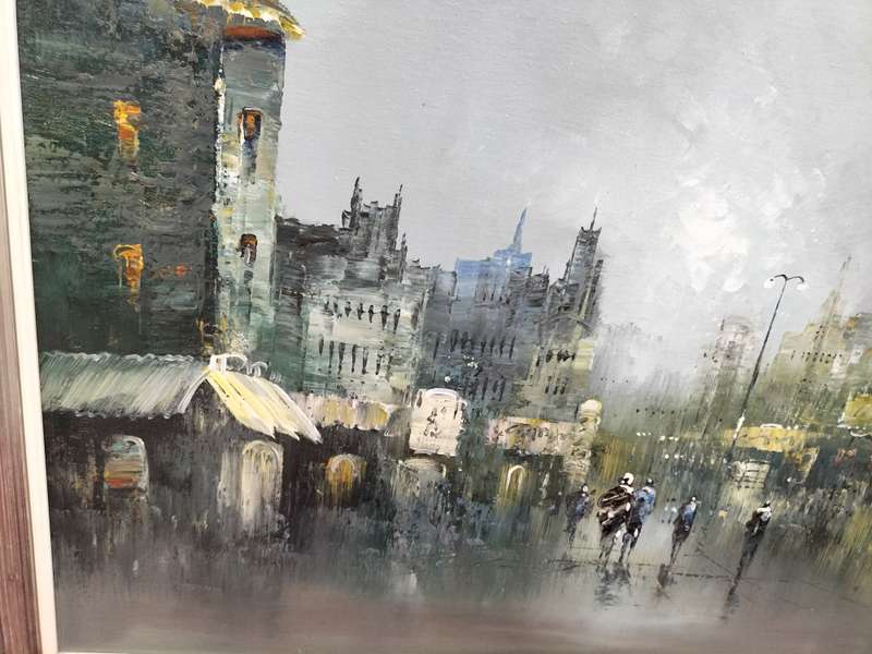 oil on board by well known artist H. Lemon