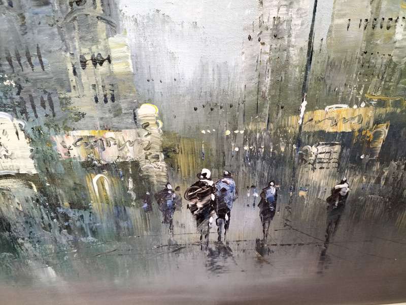 oil on board by well known artist H. Lemon