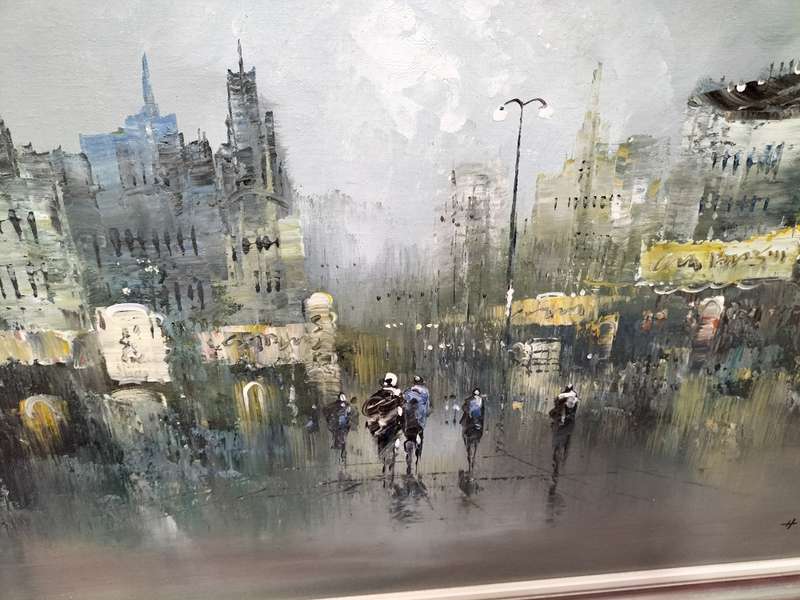 oil on board by well known artist H. Lemon