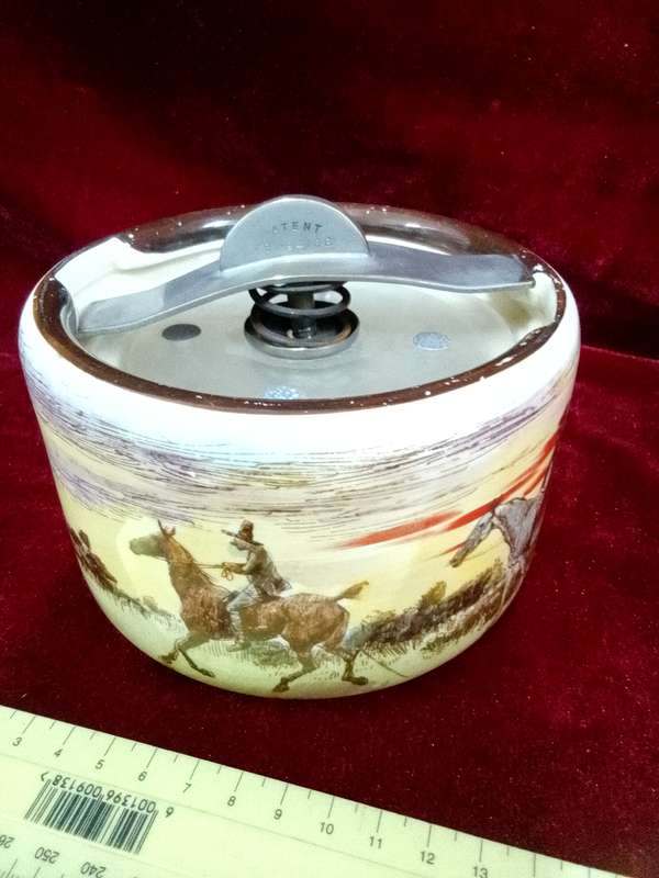 Antique Rare Royal Doulton Coaching Days Tobacco Jar- Sir Roger De Coverley D5814 - Made In England