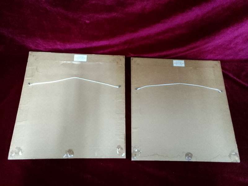 Set Of Two SA Artist Daniel Selepe (1953-) -Stunning Mixed Media Artwork - Musicians - See Desp