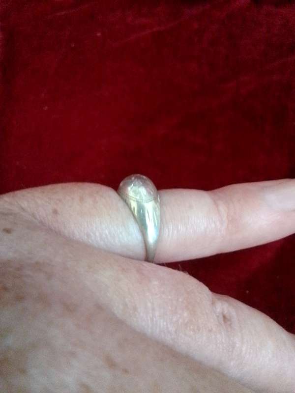 Beautifull Vintage Sterling Silver 925 Engraved Patern Ring - 2.0 g