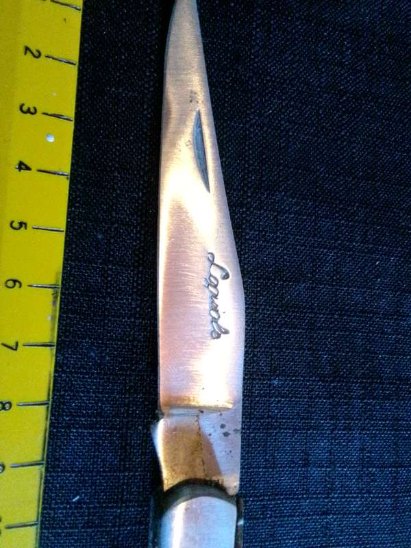 Stunning Laguiole Pocket Knife with Wooden Handle in Excellent Condition L:200m
