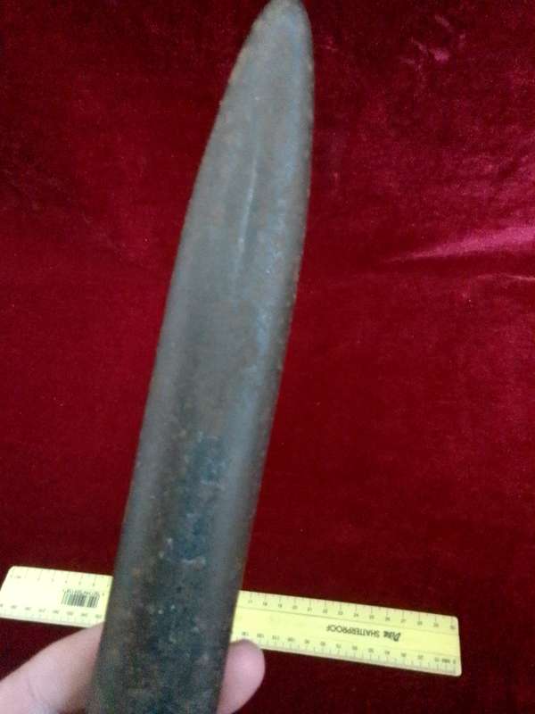 Vintage British No 9 Bayonet with Metal Scabbard