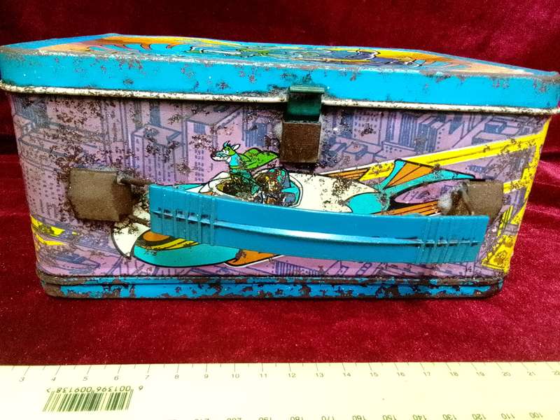 Vintage 1976 Dynomutt Dog Wonder Metal Lunchbox Featuring Characters From The Hanna-Barbera Cartoon