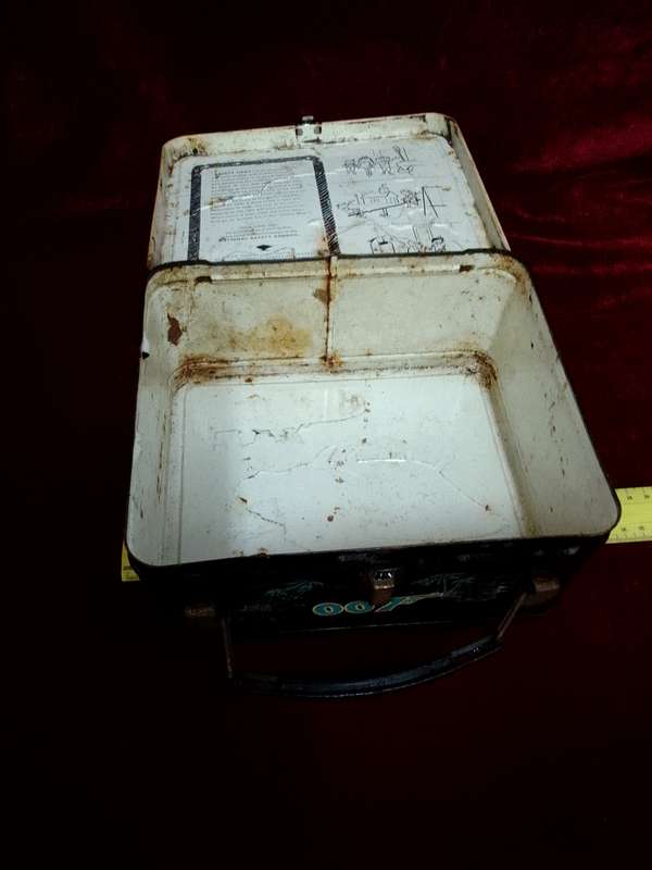 Very Rare Vintage 1966 James Bond 007 Metal Lunchbox