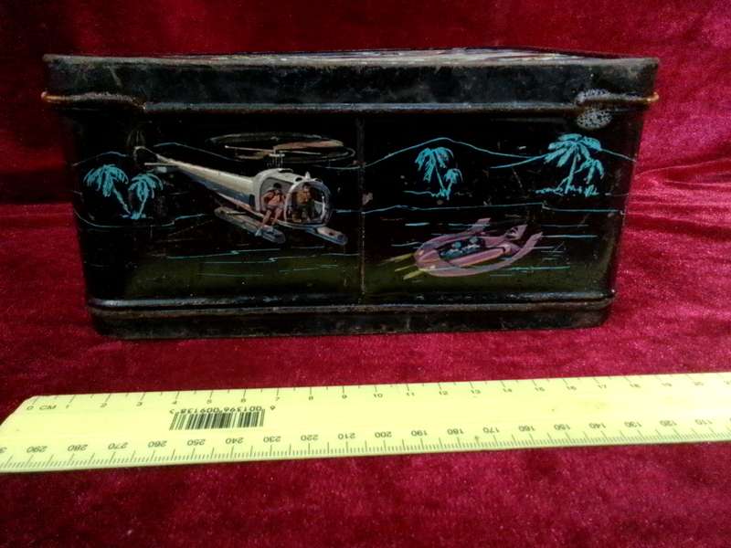 Very Rare Vintage 1966 James Bond 007 Metal Lunchbox