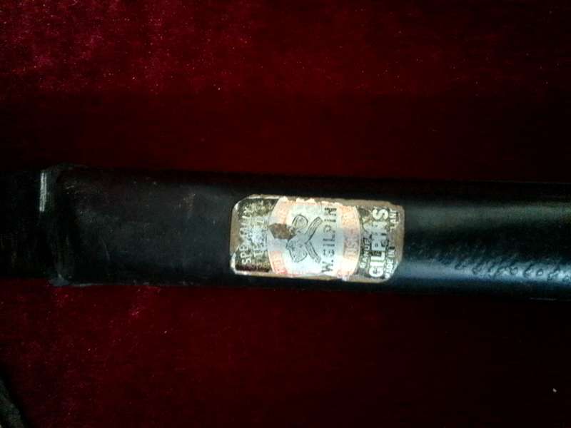 Vintage British W.Gilphin Fireman Axe with Leather Belt and Holder