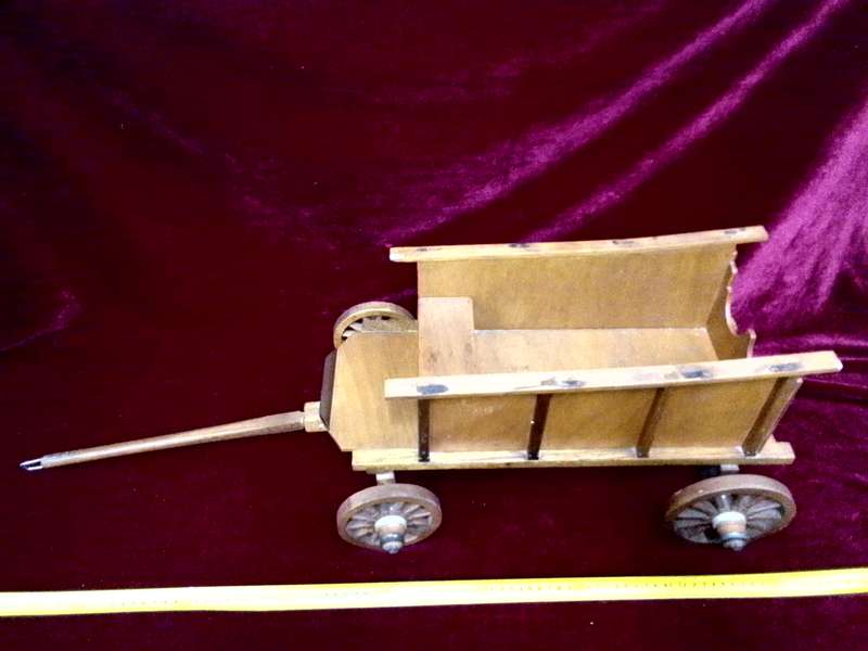 Beautiful Vintage Handmade Wooden Oxwagen "Ossewa" - Good Condition