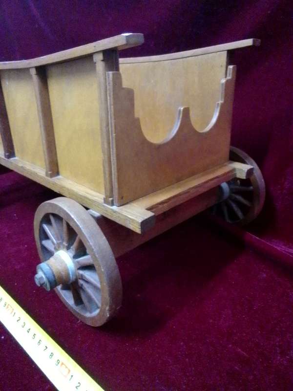 Beautiful Vintage Handmade Wooden Oxwagen "Ossewa" - Good Condition