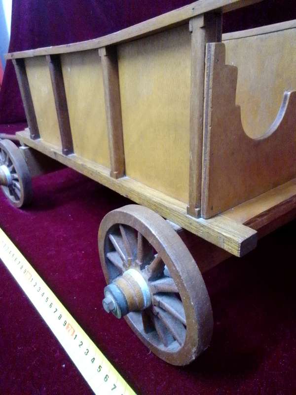 Beautiful Vintage Handmade Wooden Oxwagen "Ossewa" - Good Condition