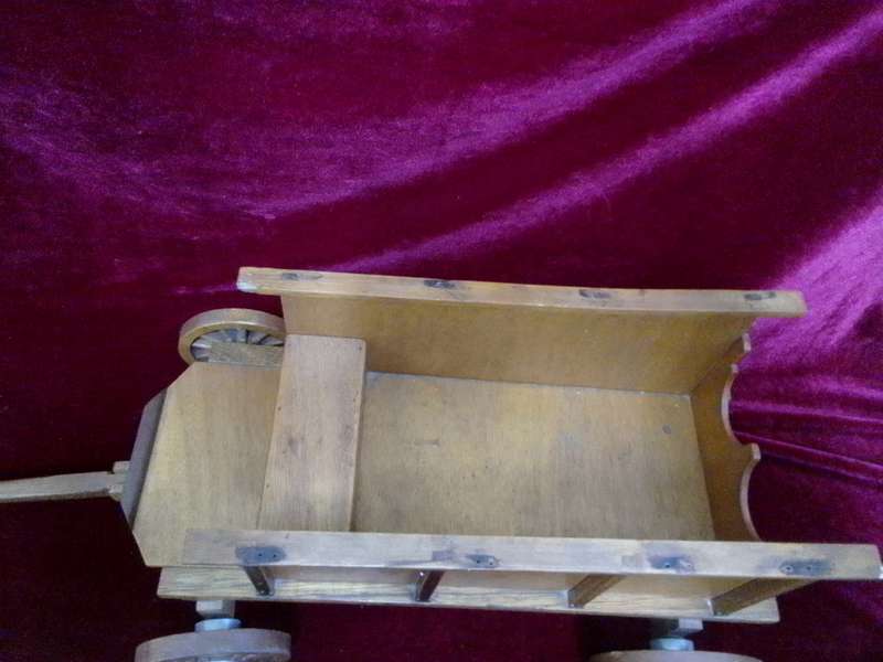 Beautiful Vintage Handmade Wooden Oxwagen "Ossewa" - Good Condition