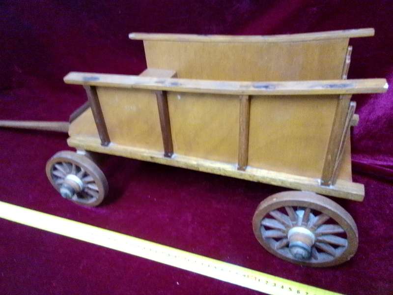 Beautiful Vintage Handmade Wooden Oxwagen "Ossewa" - Good Condition