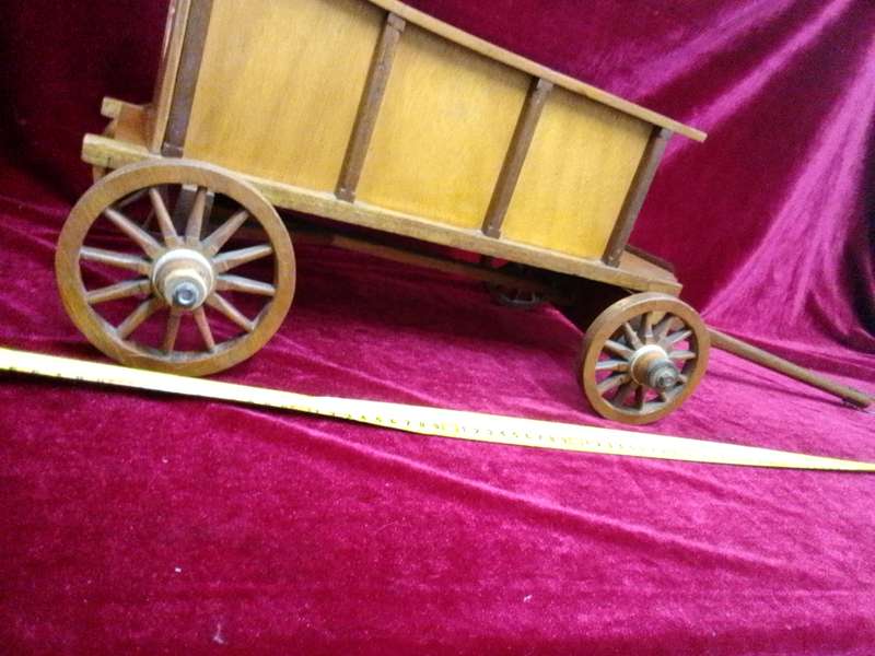 Beautiful Vintage Handmade Wooden Oxwagen "Ossewa" - Good Condition