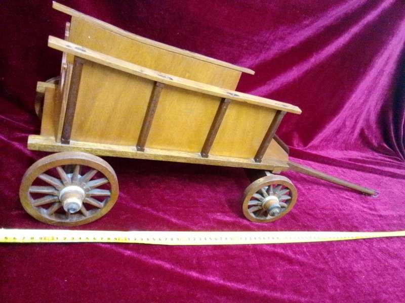 Beautiful Vintage Handmade Wooden Oxwagen "Ossewa" - Good Condition