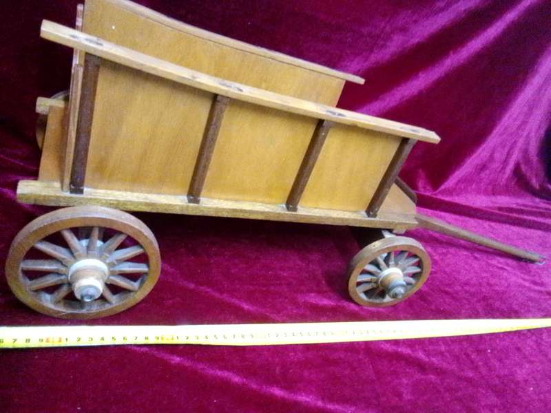 Beautiful Vintage Handmade Wooden Oxwagen "Ossewa" - Good Condition