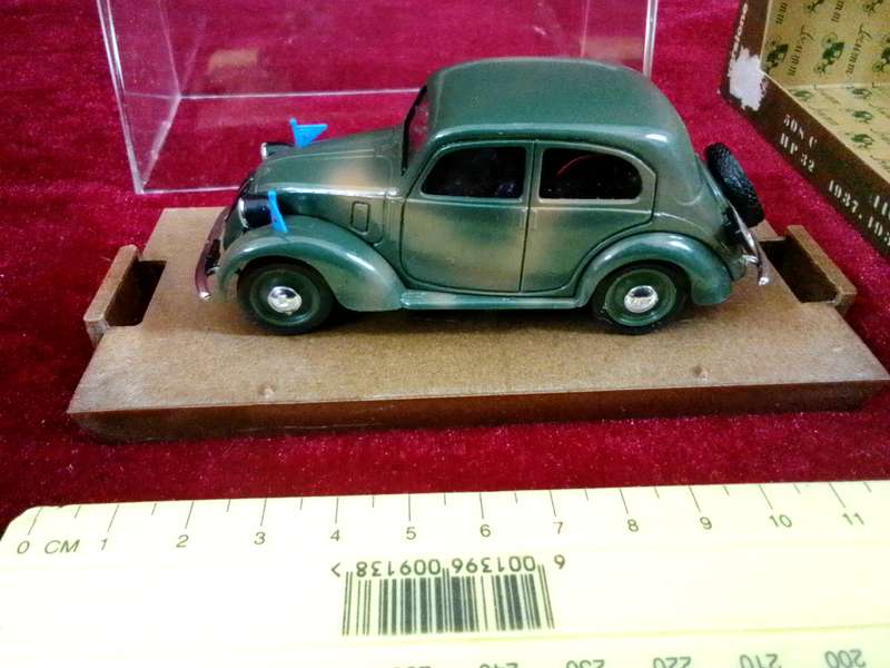 Vintage Brumm R34 1937-1939 Fiat Berlina - 508C -1100 - HP32 - Armed Forced Version - Good Condition