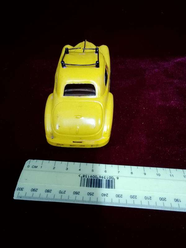Vintage 1950's Tri-Ang Minic Car Toy - Buick Taxi - Clockwork Without Key