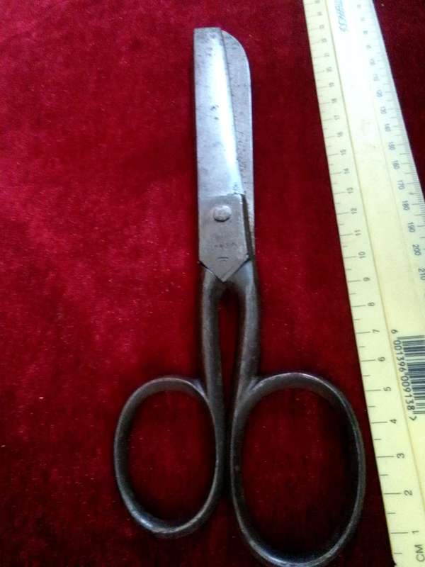 Rare Antique British WW2 1943 Sheffield Taylor's Scissor - Clearly Marked Sheffield Taylor